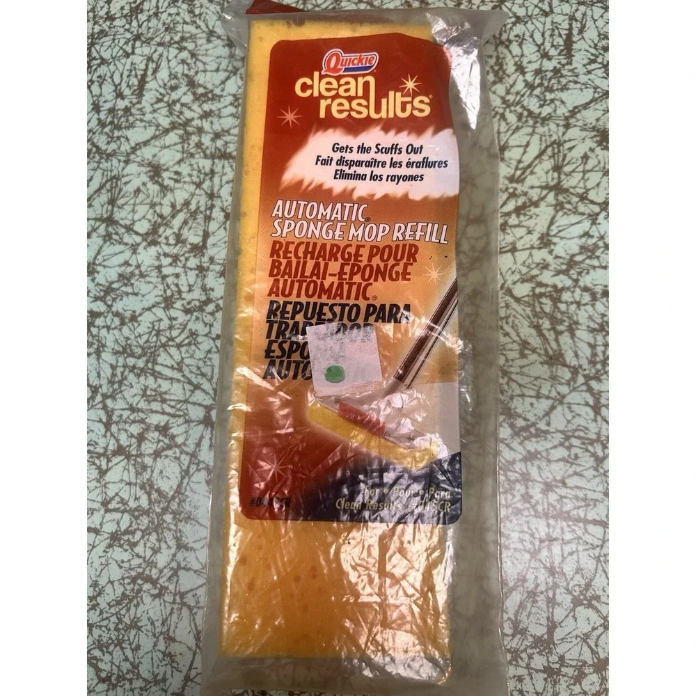 Quickie Clean Results Automatic Sponge Mop Refill #0442CR #045CR NOS SEALED